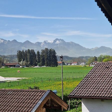 Appartamento Chalet Chiemgau 90 Qm 3 Zimmer Balkon Übersee Esterno foto