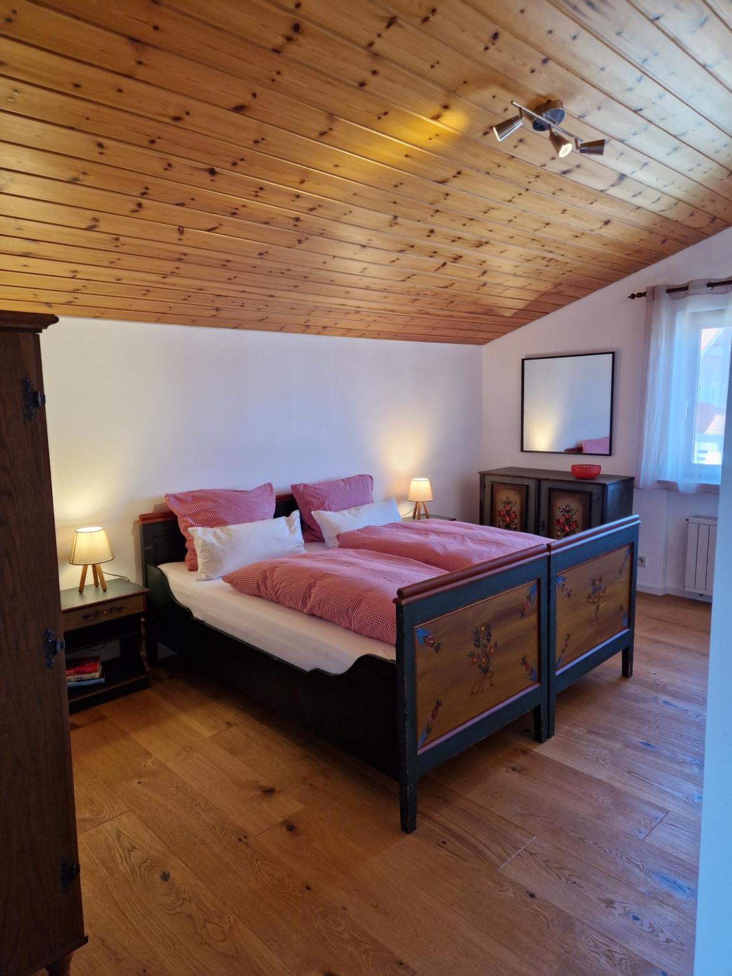 Appartamento Chalet Chiemgau 90 Qm 3 Zimmer Balkon Übersee Esterno foto